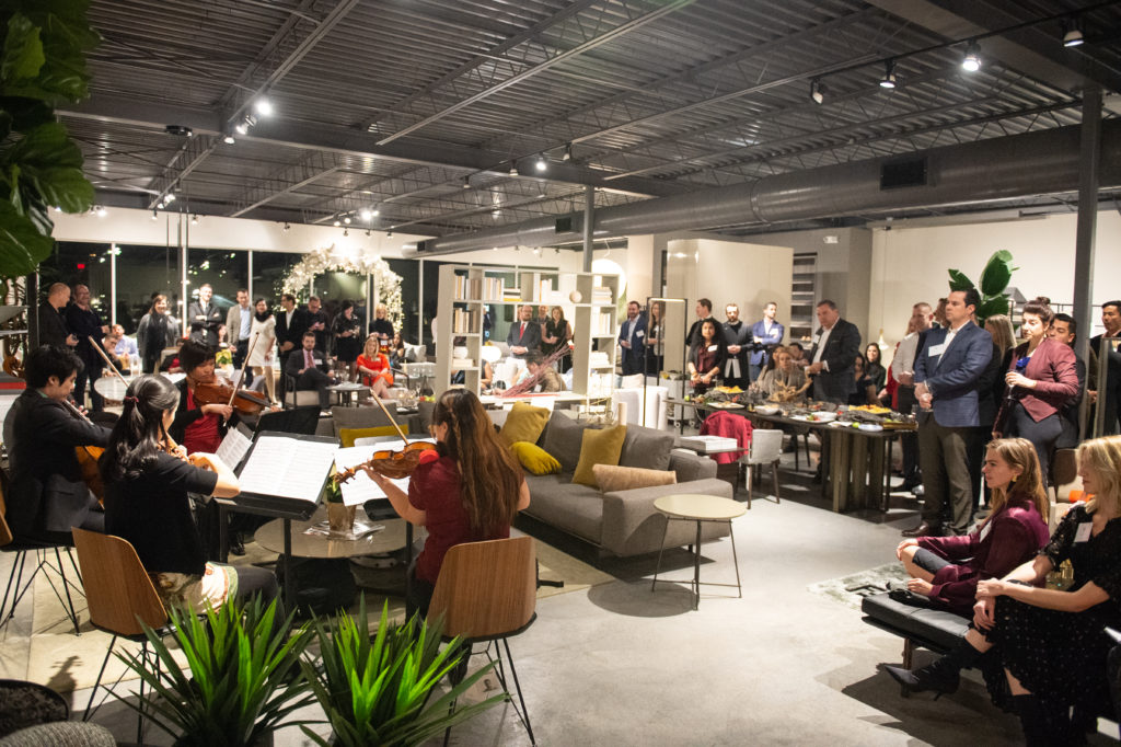 Houston Symphony Young Associates Council Holiday Party at BeDesign 2018 