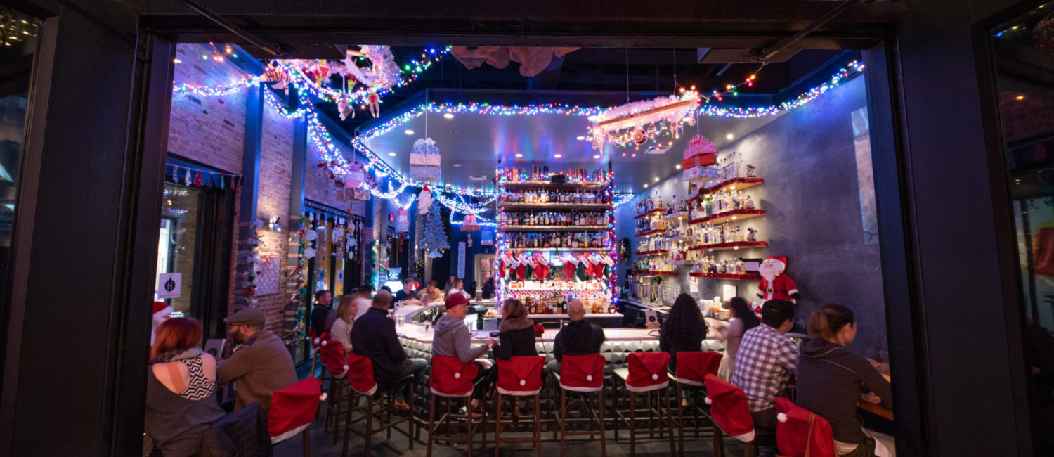 HIDE bar Dallas Christmas
