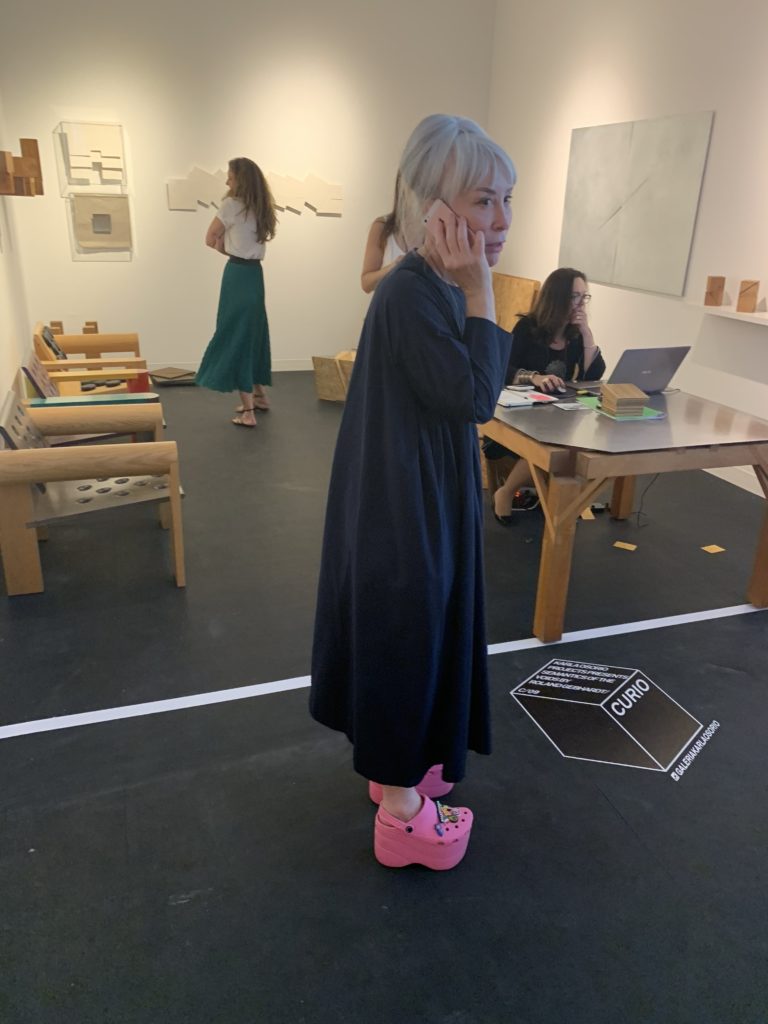 Perusing the chic crowd at Design Miami