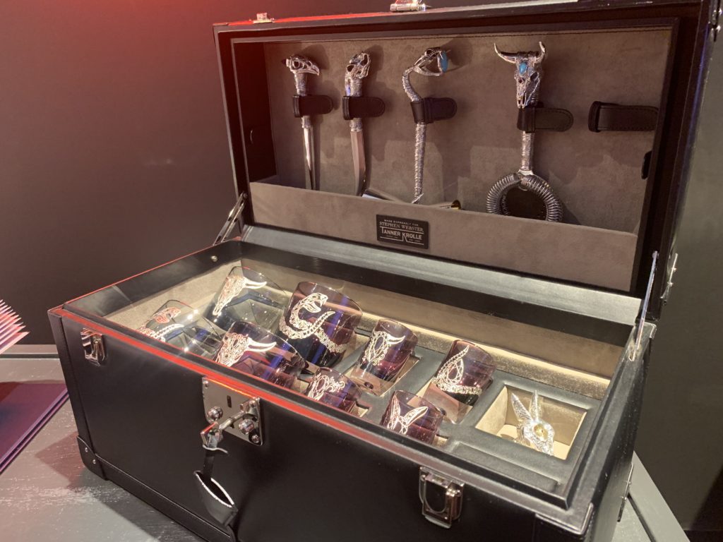 Unique and utilitarian items in Stephen Webster's booth