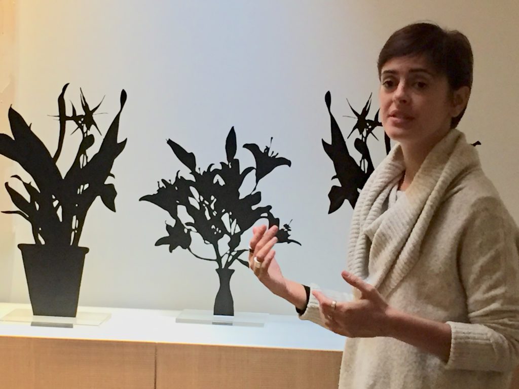 Joana P. Cardozo with selections from her photographic sculpture "Plastic Flowers Don't Die," 2018. $850 for each bouquet, through Foto Relevance, Houston. (info@fotorelevance.com, fotorelevance.com)