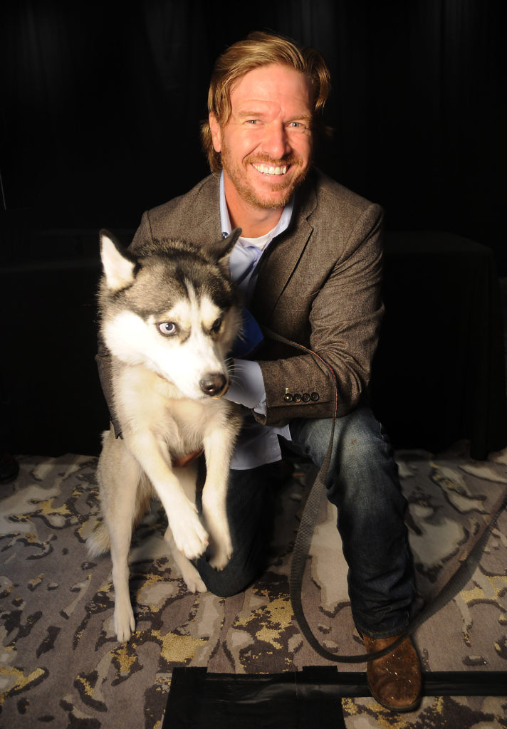 Chip Gaines with Kiza III At the HBU Spirit of Excellence Gala at The Post Oak Hotel Thursday Nov. 1,2018. (Dave Rossman photo)