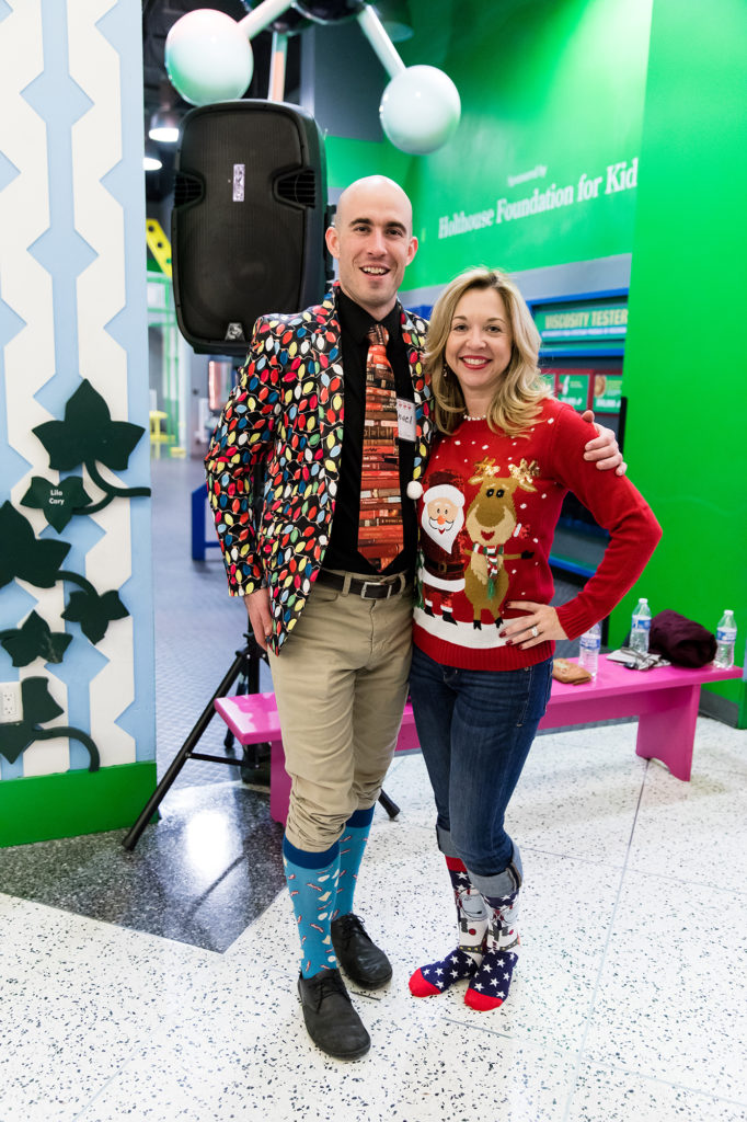 Barbara Bush Houston Literacy Foundation Young Professional Group Tacky Sweater party