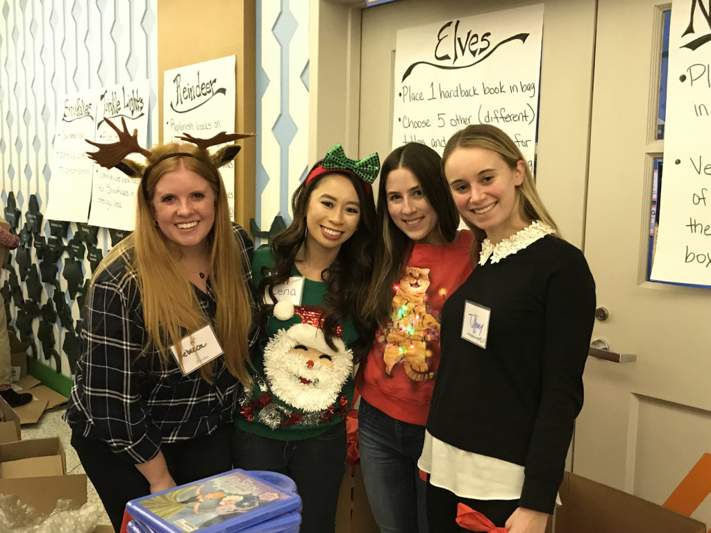 Barbara Bush Houston Literacy Foundation Young Professional Group Tacky Sweater party