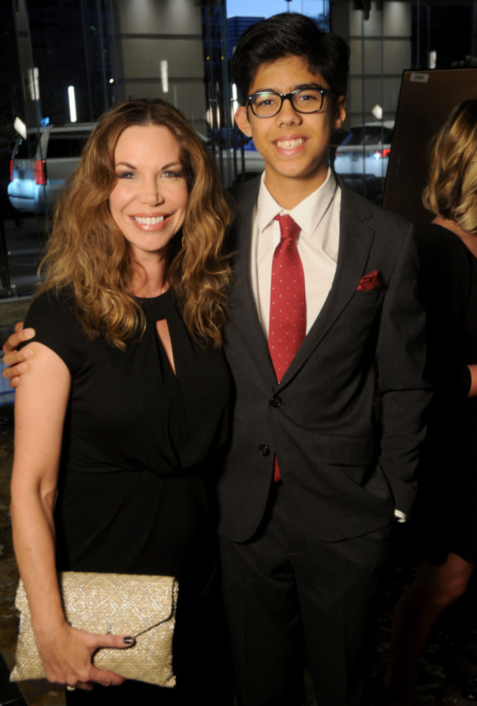 Roseann Rogers  and Nikhil Shah at the HBU Spirit of Excellence Gala at The Post Oak Hotel Thursday Nov. 1,2018. (Dave Rossman photo)