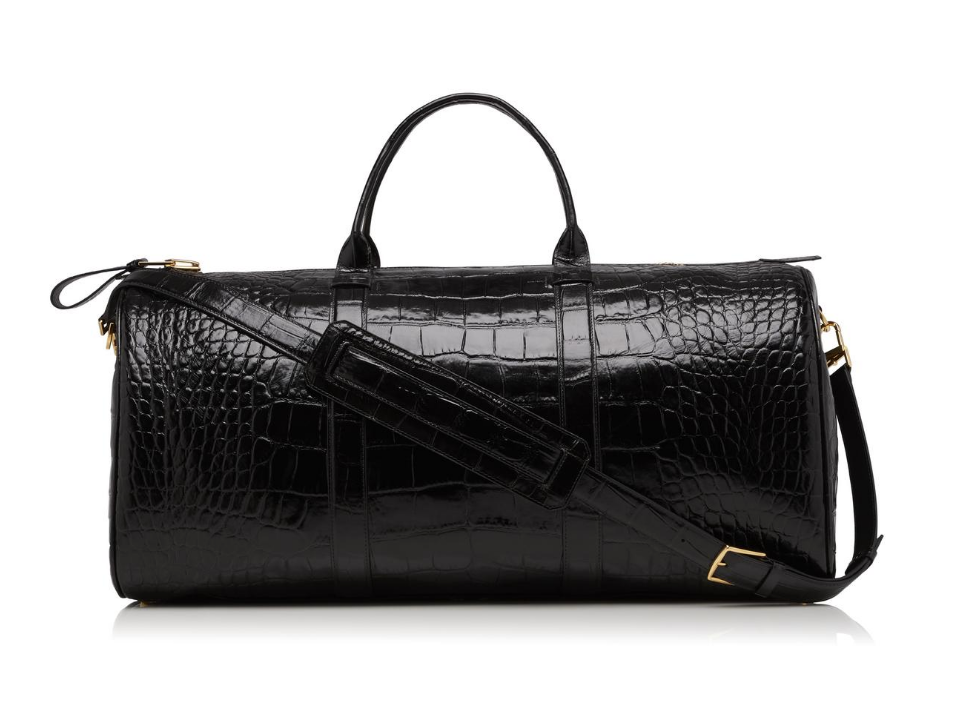 Have exotic skin bag will travel.