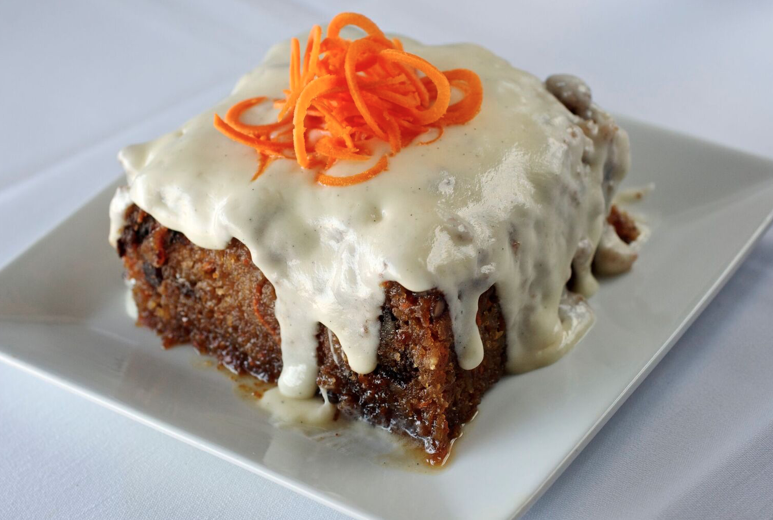 Killen's carrot cake can close a meal.