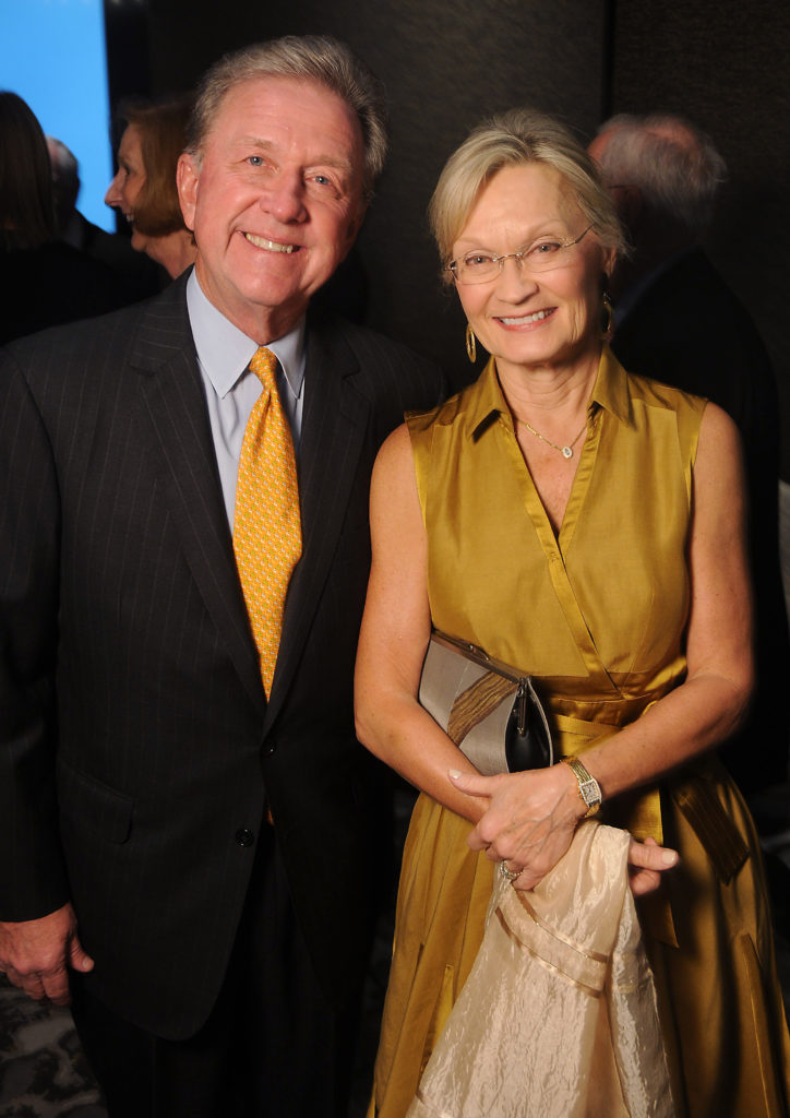 Becky and Steve Kerns at the HBU Spirit of Excellence Gala at The Post Oak Hotel Thursday Nov. 1,2018. (Dave Rossman photo)