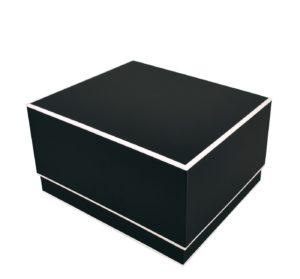 Sugar Paper for Target Black box with cream edges