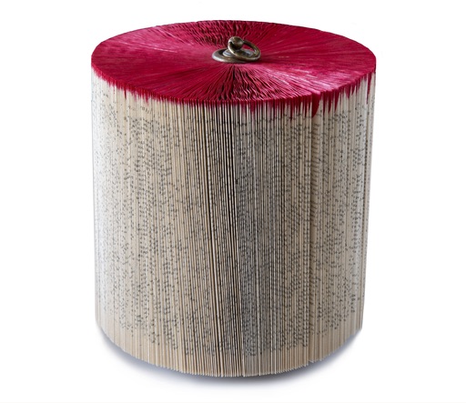 Vintage books sculpture