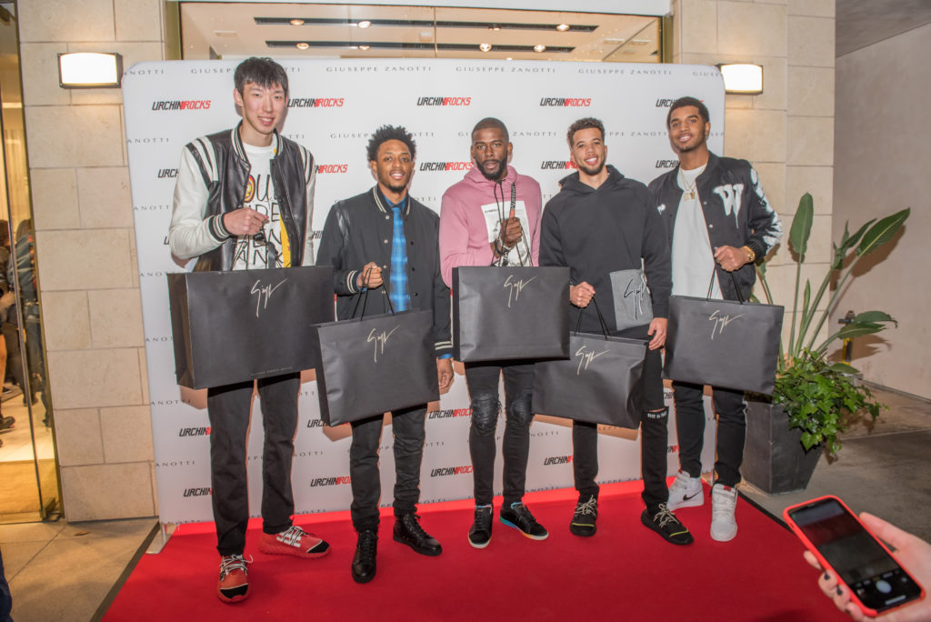 Zhou Qi, Brandon Knight, James Ennis III, Micheal Carter Williams and Marquise Chriss