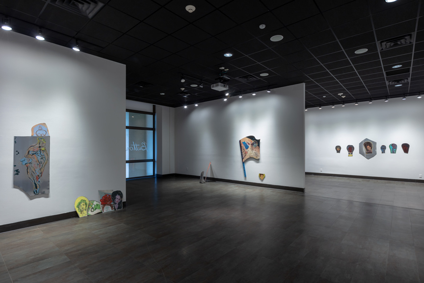 Oak Cliff painter, Keer Tanchak had the year's best exhibtion for her show   "Buttons/Crowns" at Mountain View College's Cliff Gallery.