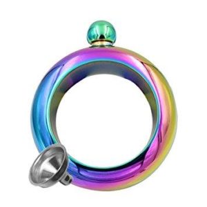 white elephant bracelet flask