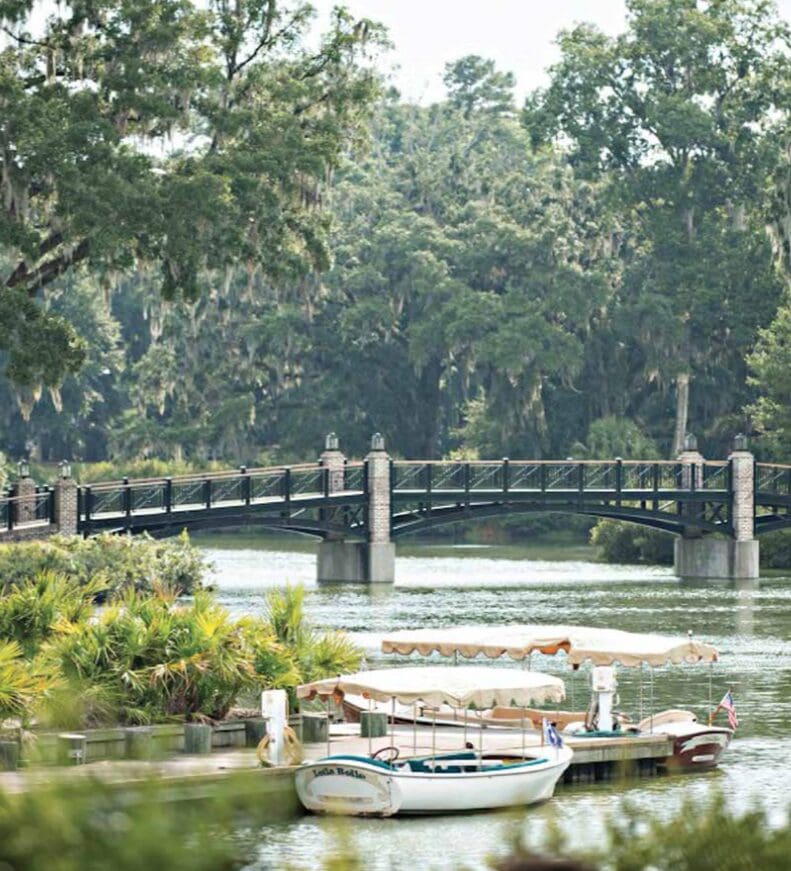 Located on the banks of the May River, Palmetto Bluff offers access to a number of water excursions.