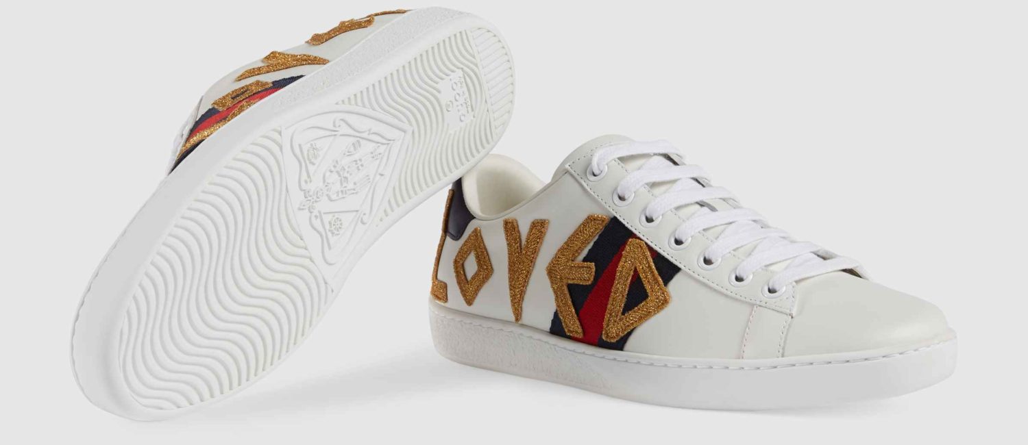 Valentine's Day gifts Gucci Loved ace sneakers