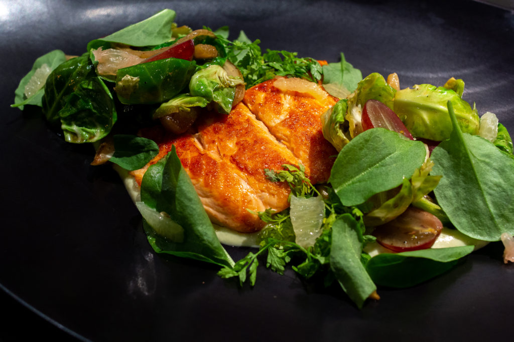 Felix Culpa's surf (a light and fluffy salmon).