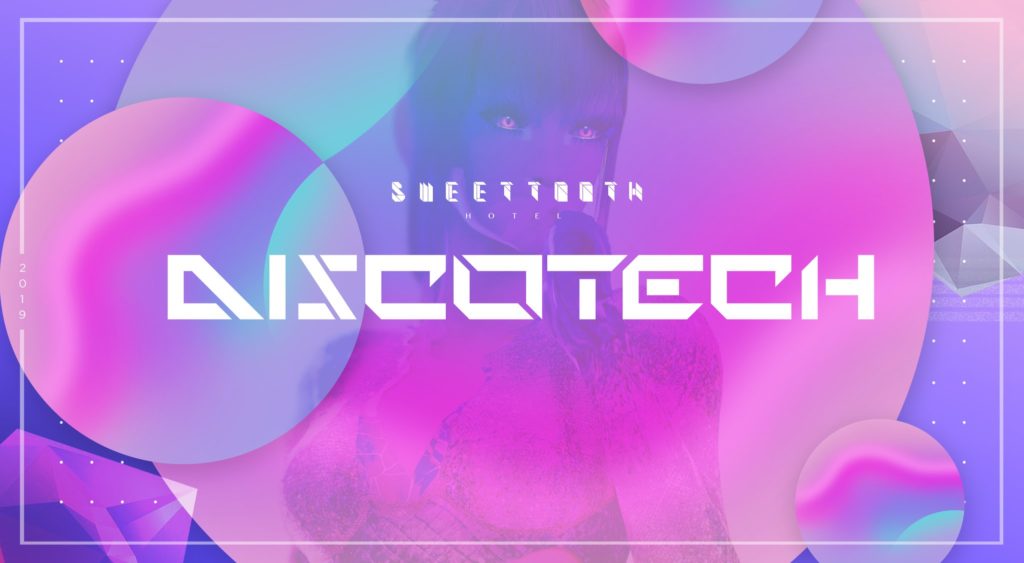 Sweet Tooth Hotel's newest art installation is called "Discotech." 