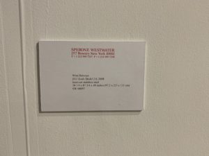 Didactic panel for the large tank sculpture