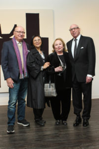 Paul Kronfield, Weihong, Beverly Berry, Franklin Rose (Photo by Chris P. Bachman)