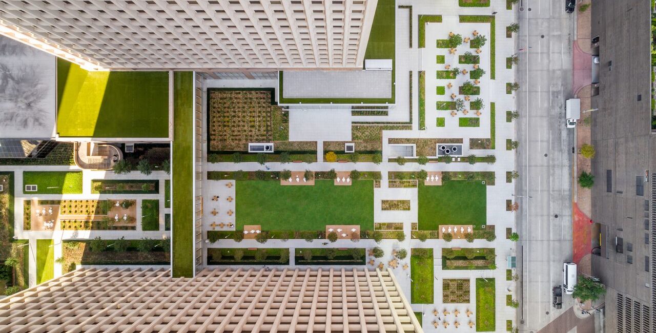 The C. Baldwin hotel will have access to Allen Center's luxurious gardens.