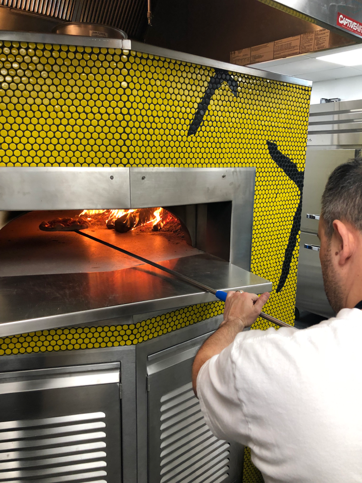 The Funkytown Fermatorium has a wood-fired pizza oven.