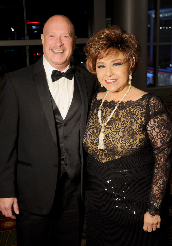 Richard Jungman and Trini Mendehall at the Crohn's & Colitis Foundation's 2019 Crystal Winter Ball at the Hilton Americas Hotel Saturday Jan.19, 2019.