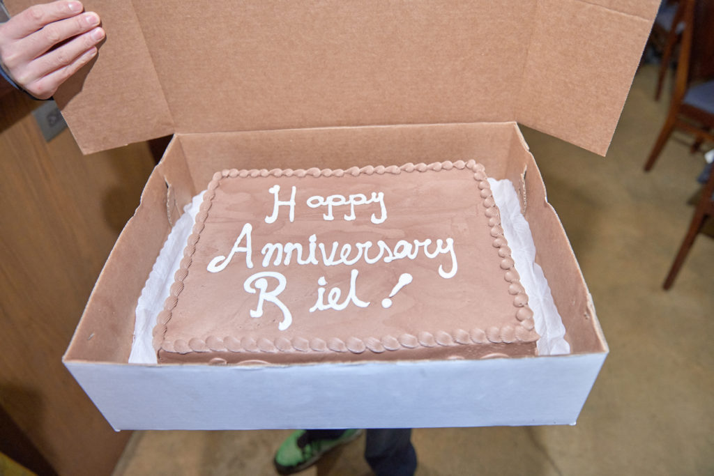 Riel second anniversary party