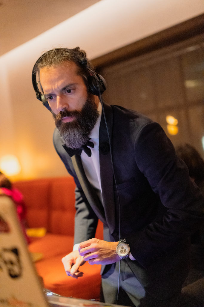 DJ Souljah getting the festivities started at Park House