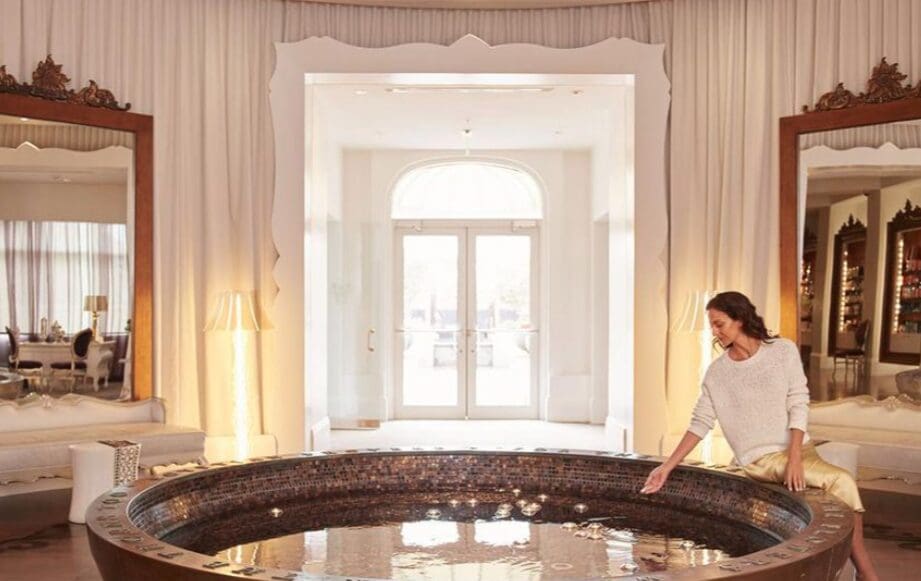 The award-winning spa features 19 treatment rooms. 