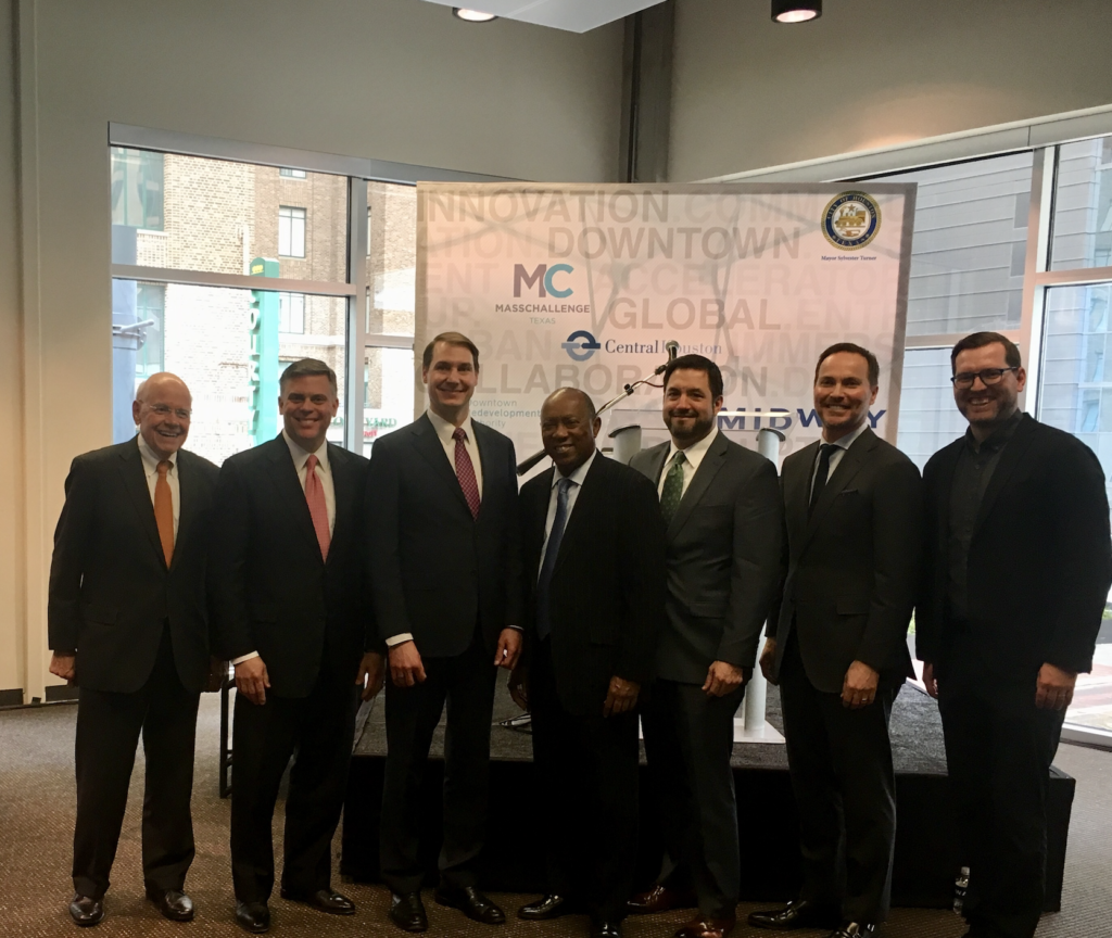 Mayor Sylvester Turner, MassChallenge founder and CEO John Harthorne and more announced the new startup grant today. 