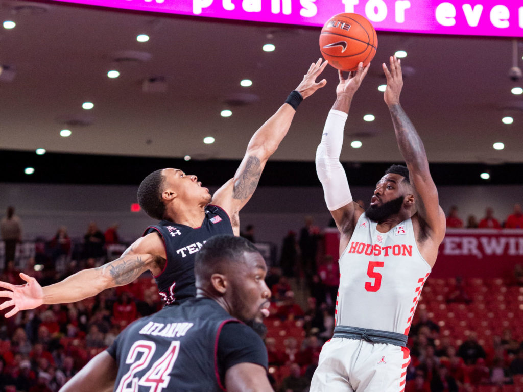 University of Houston guard Corey Davis
