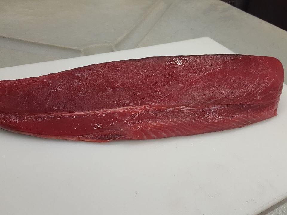 This ahi tuna's perfect for searing. 