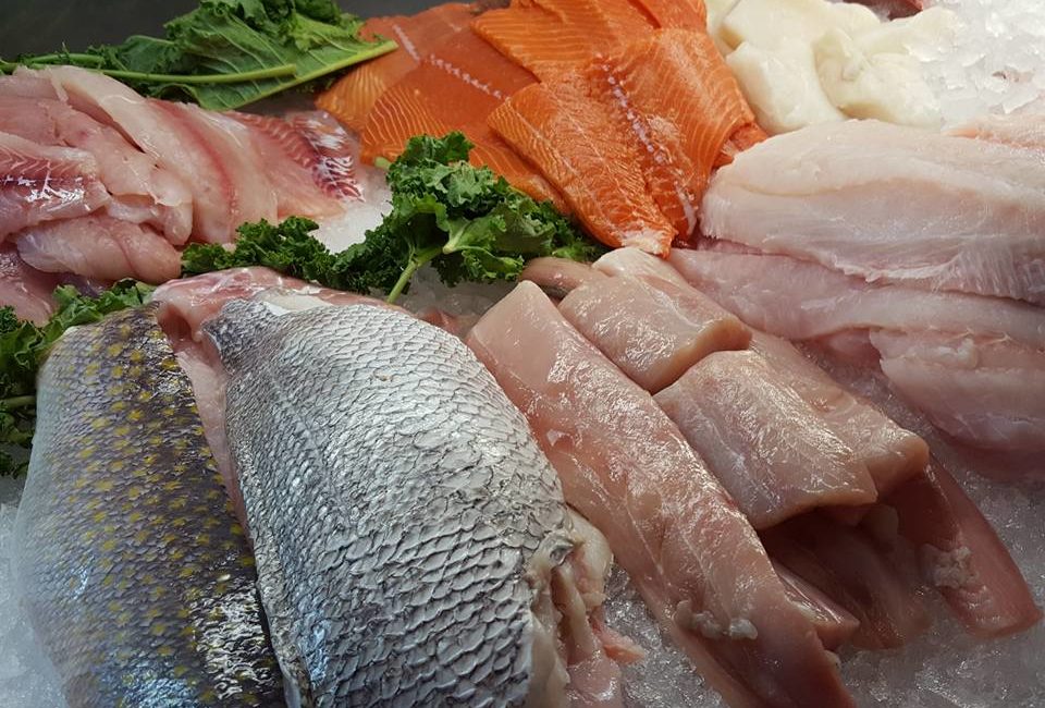 airline seafood spread