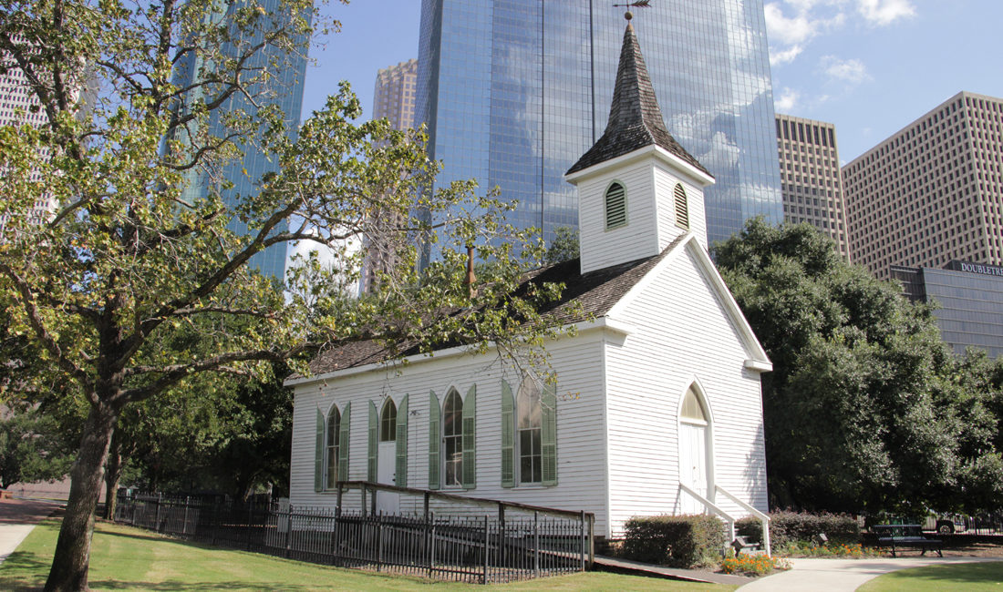 sam houston park st. john church