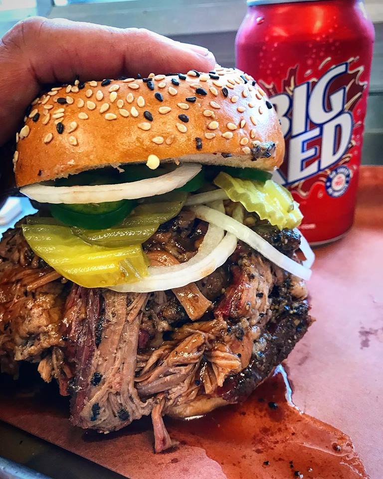 Joey Victorian does his brisket a little differently. 