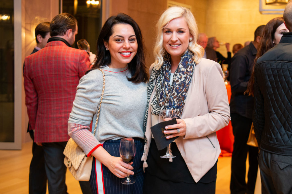Guests of Houston Astros owner Jim Crane enjoy a preview of Balthezar Cellars, his newest project with winemaker Jesse Katz. (Photo by Michelle Watson/CatchlightGroup.com)