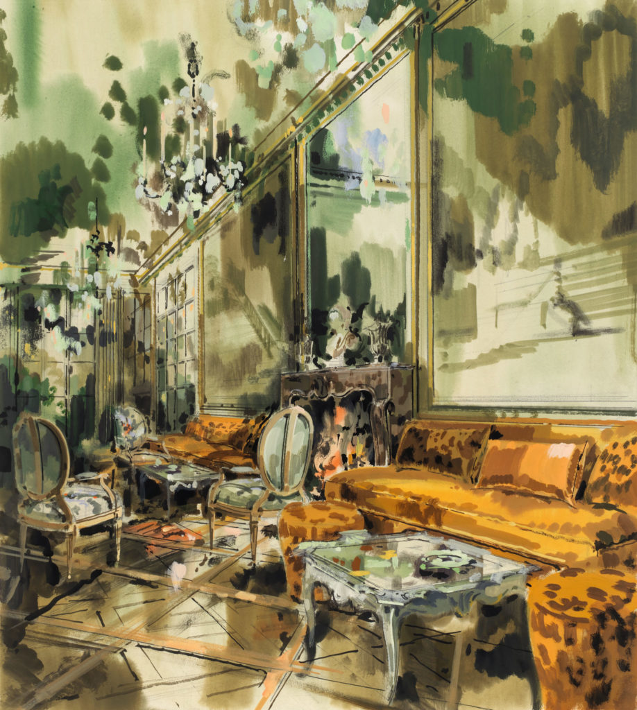 Elsie de Wolfe, Long Gallery, Villa Trianon, Versailles, France, 1985