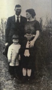Lewell and Shirley Thompson with sons Wendell and his older brother Dean, on the right. (Photo from the author’s family album)