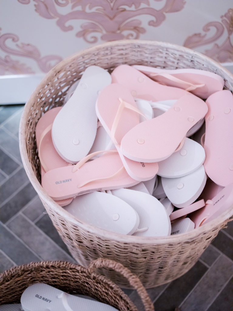 Trading heels for flip flops on the dance floor (Photo by Liz Banfield)