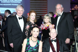 Munificent patrons: Tommy and Isla Reckling, Glenda and Russell Gordy, Sue and Lester Smith (seated), at Stages Gala 2019 (Photo by Daniel Ortiz)