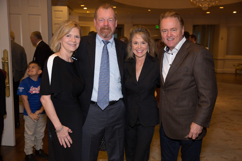Lance Berkman interviews Jose Altuve at SpringSpirit Baseball Breakfast of Champions (Photo by Jack Perry)