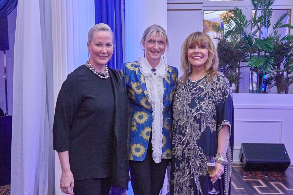 Sarah Dodd, Carroll Goodman, Meg Goodman at the Houston Museum of Natural Science Siren of Serendip reveal