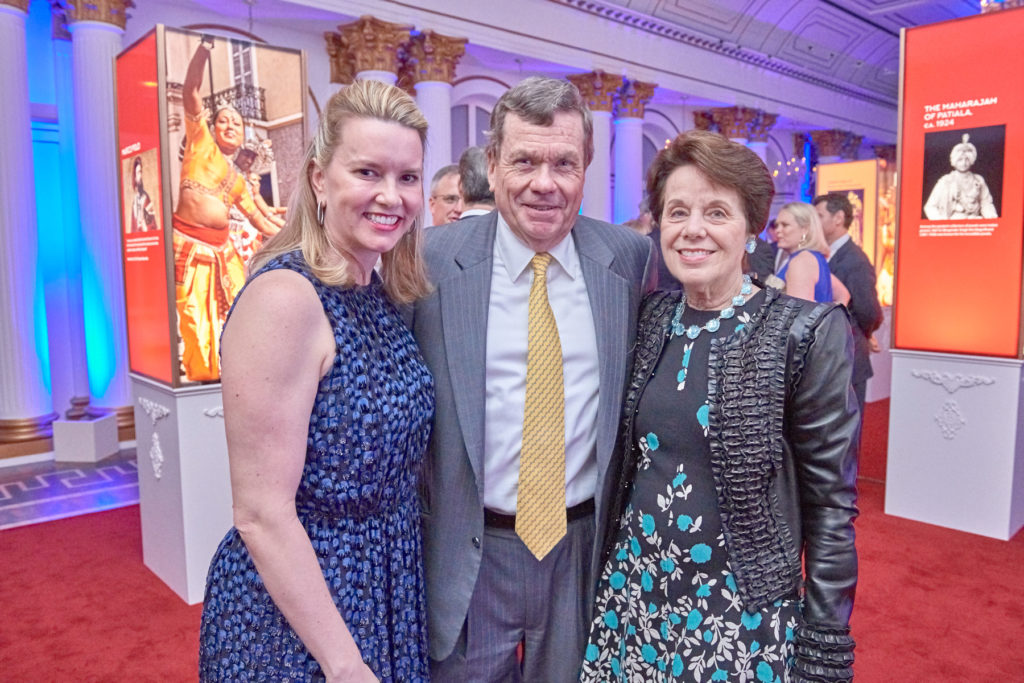 Jenna Junell, Richard & Ginni Mithoff at the Houston Museum of Natural Science Siren of Serendip reveal