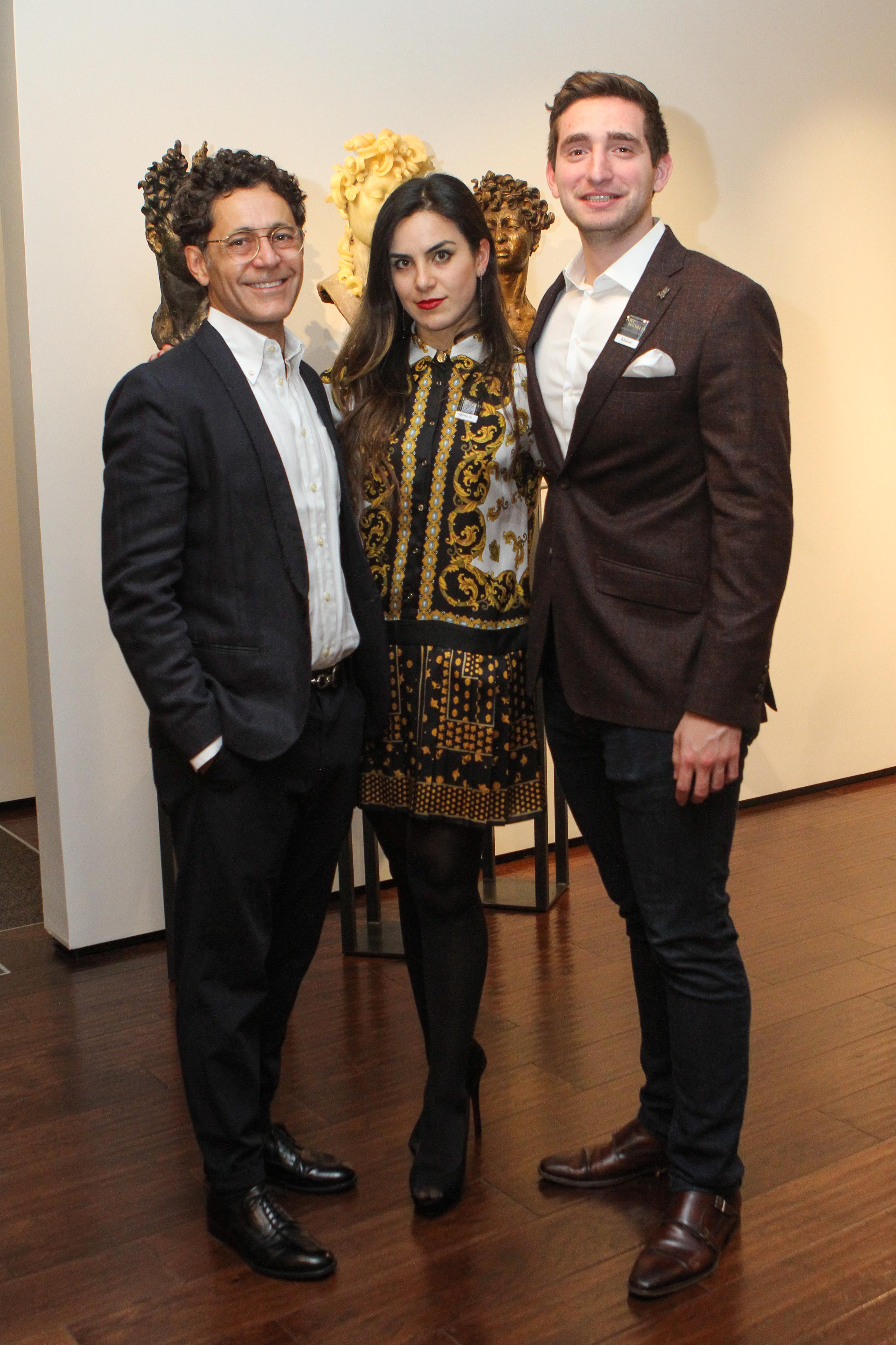 Art of the World Gallery Javier Marín exhibition opening Photo by Chris P. Bachman