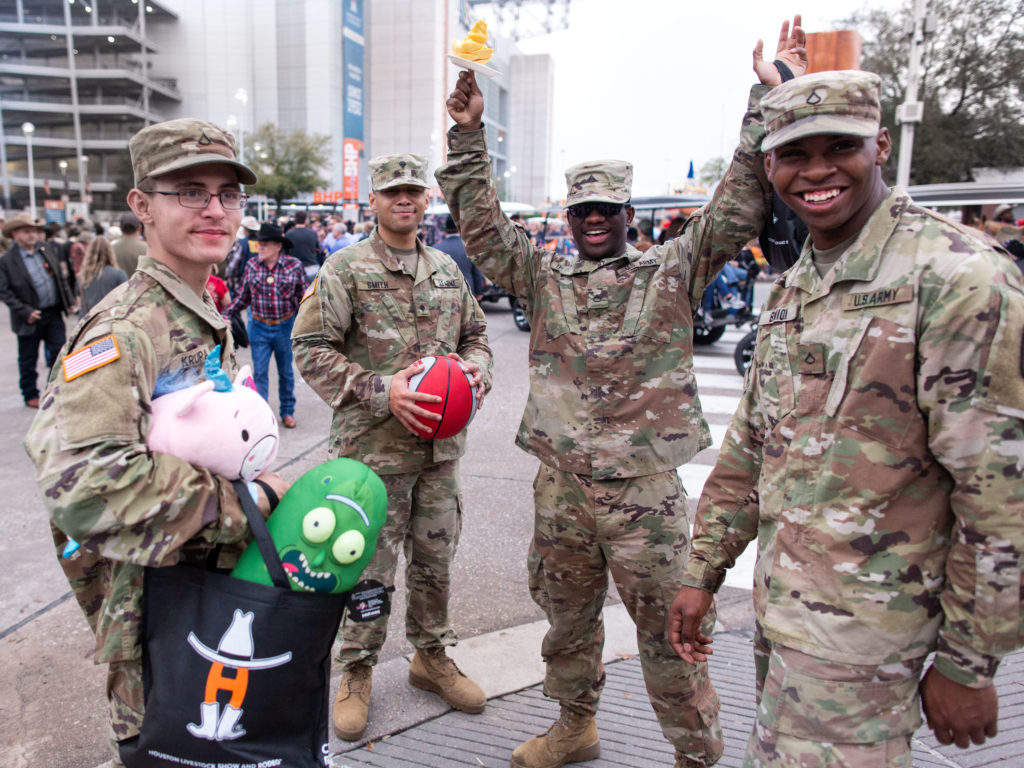 Armed Forces Day at the Houston Rodeo proved to be a perfect fit for Brooks & Dunn. (Photo by F. Carter Smith)