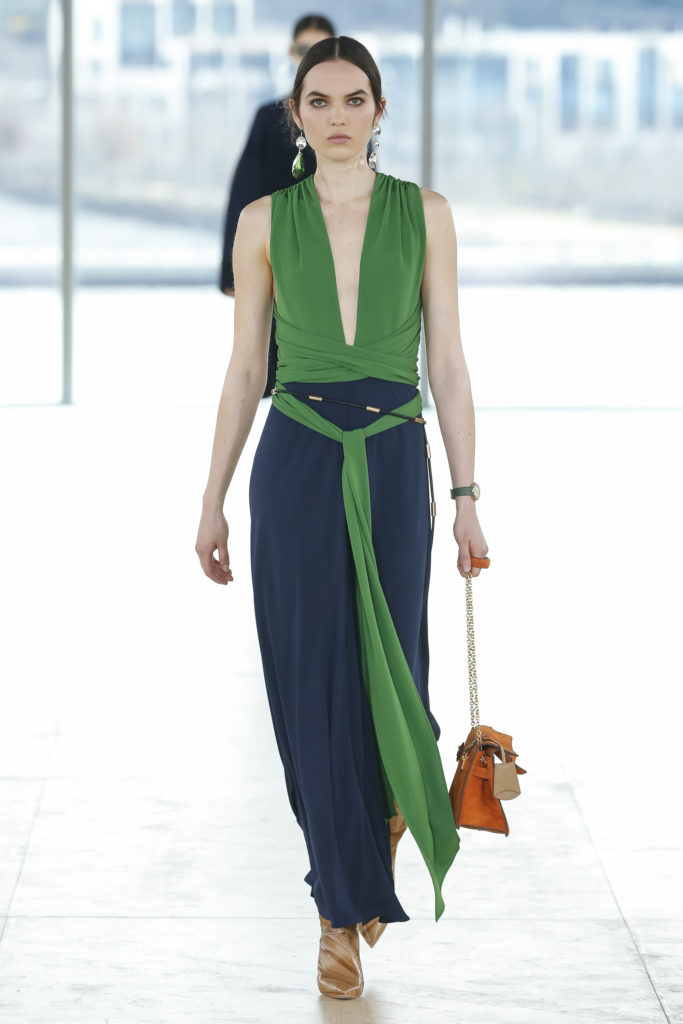 Tory Burch color-blocked jersey dress (Photo by Tory Burch)
