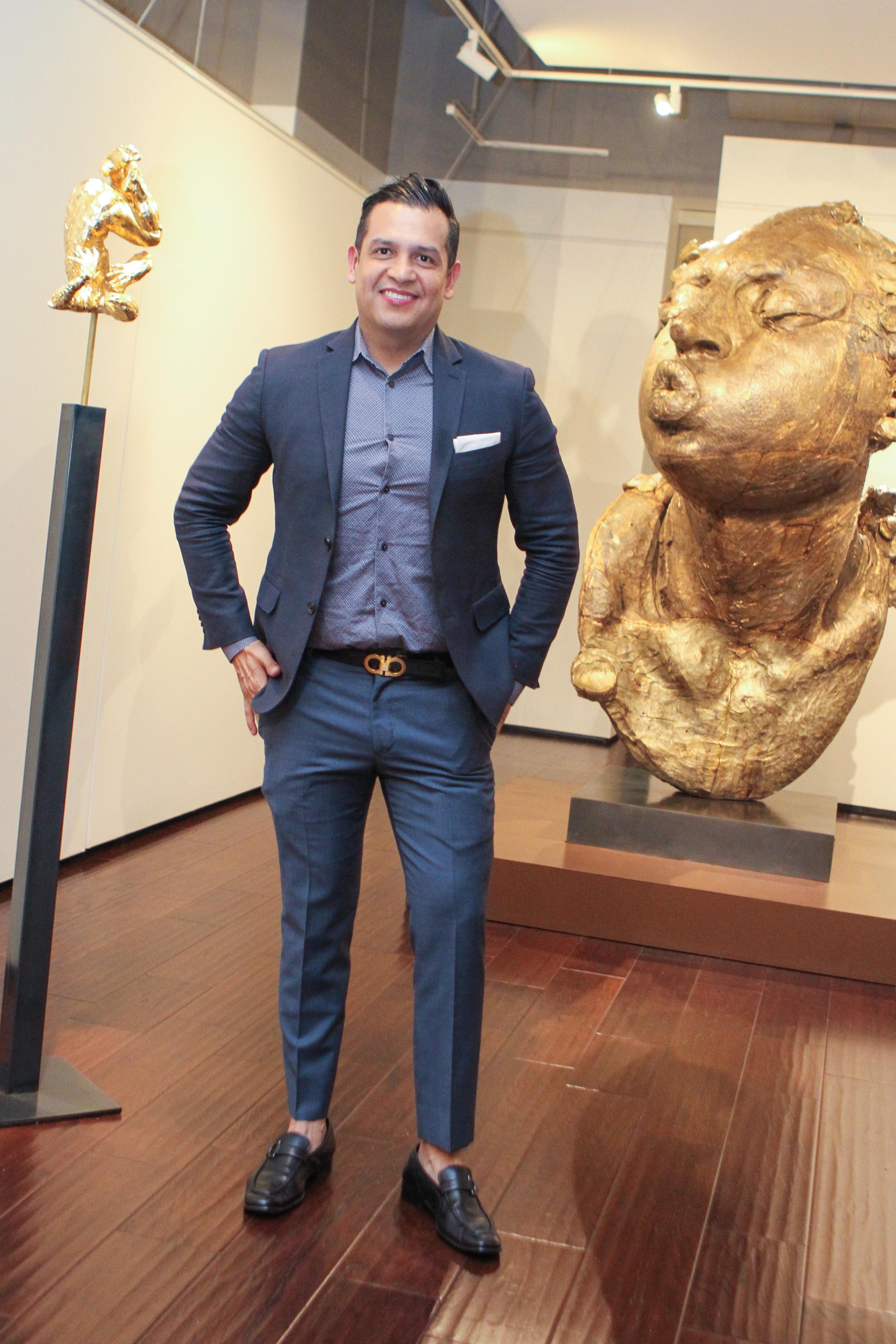 Art of the World Gallery Javier Marín exhibition opening Photo by Chris P. Bachman