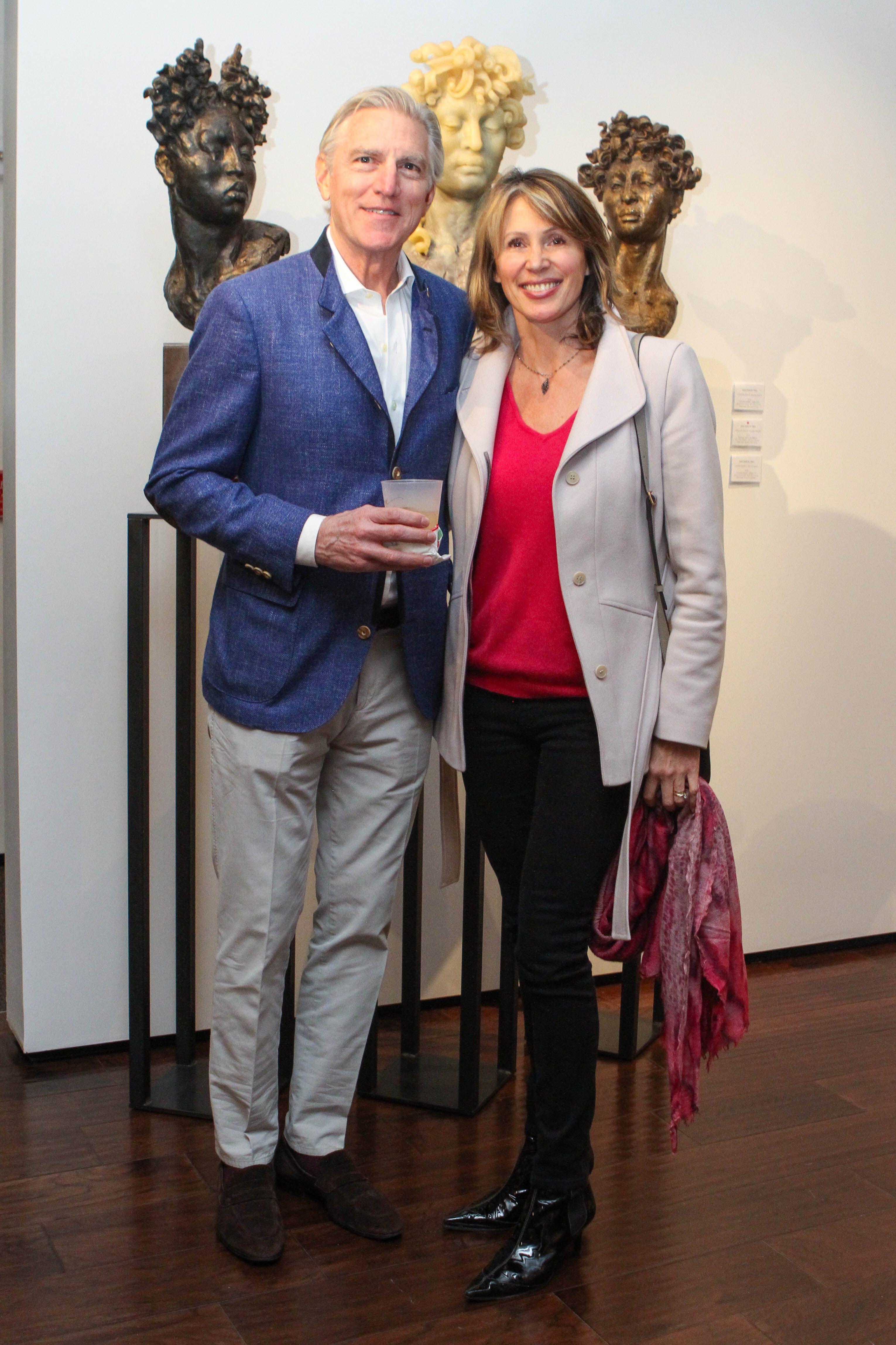 Art of the World Gallery Javier Marín exhibition opening Photo by Chris P. Bachman