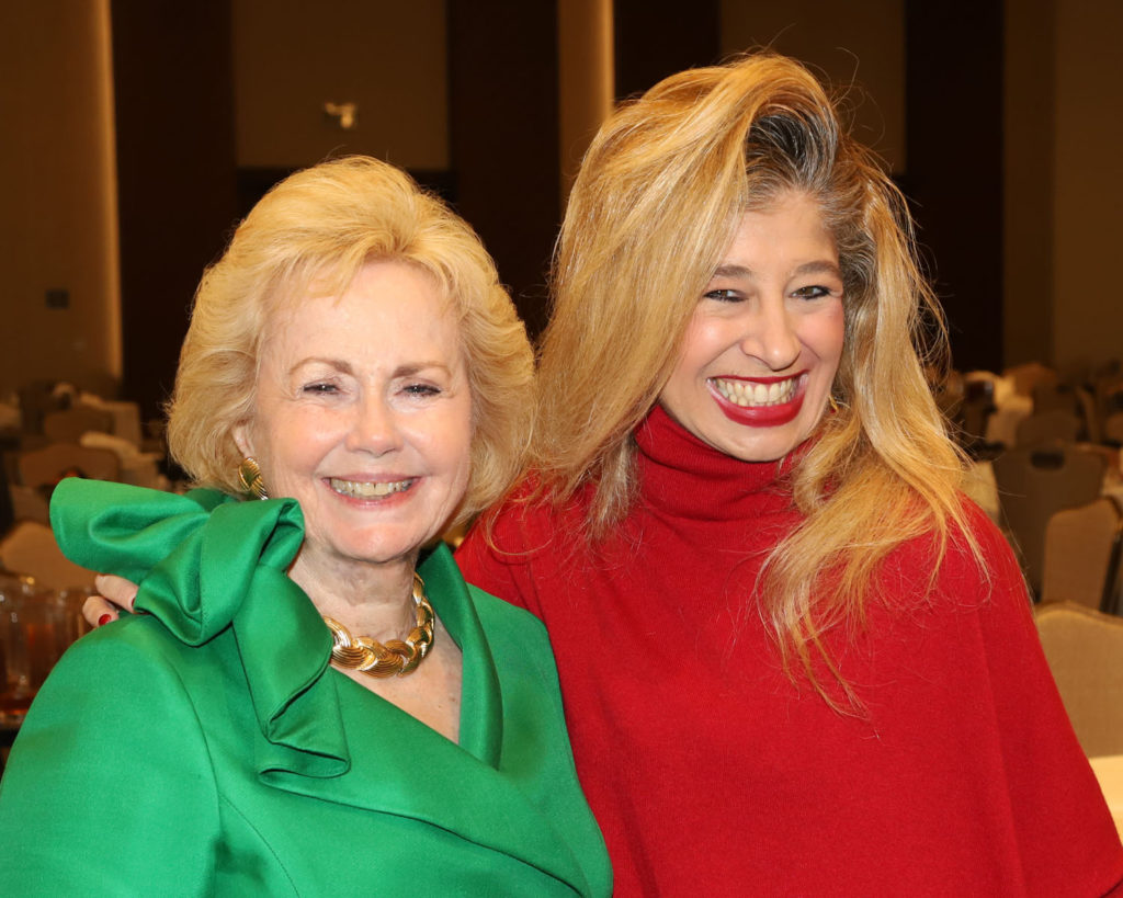 Kay Sim, Sofia Adrogué  at the Houston Bar Foundation luncheon. (Photo by Debi Wallace, Barfield Photography)