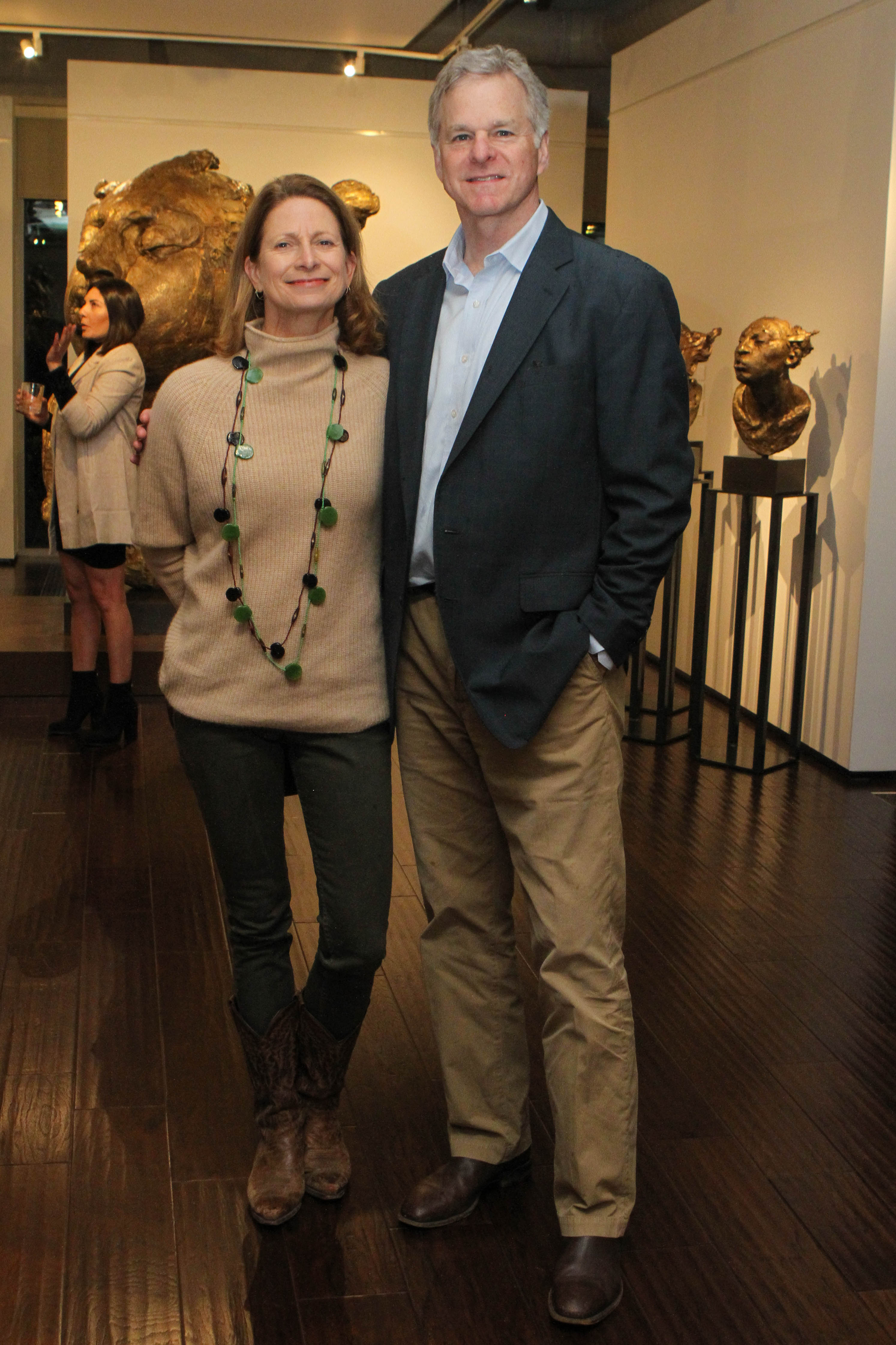 Art of the World Gallery Javier Marín exhibition opening Photo by Chris P. Bachman